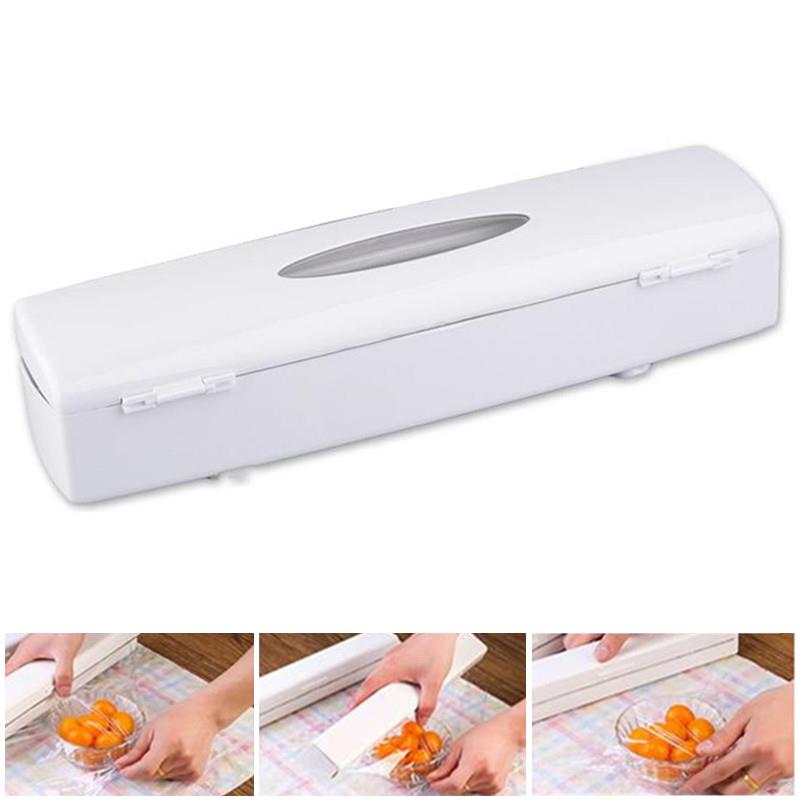 Cling Wrap Cutter Cling Film Cutter Tool Parchment Paper Aluminum Foil Holders Accessiories Food Foil Cooking