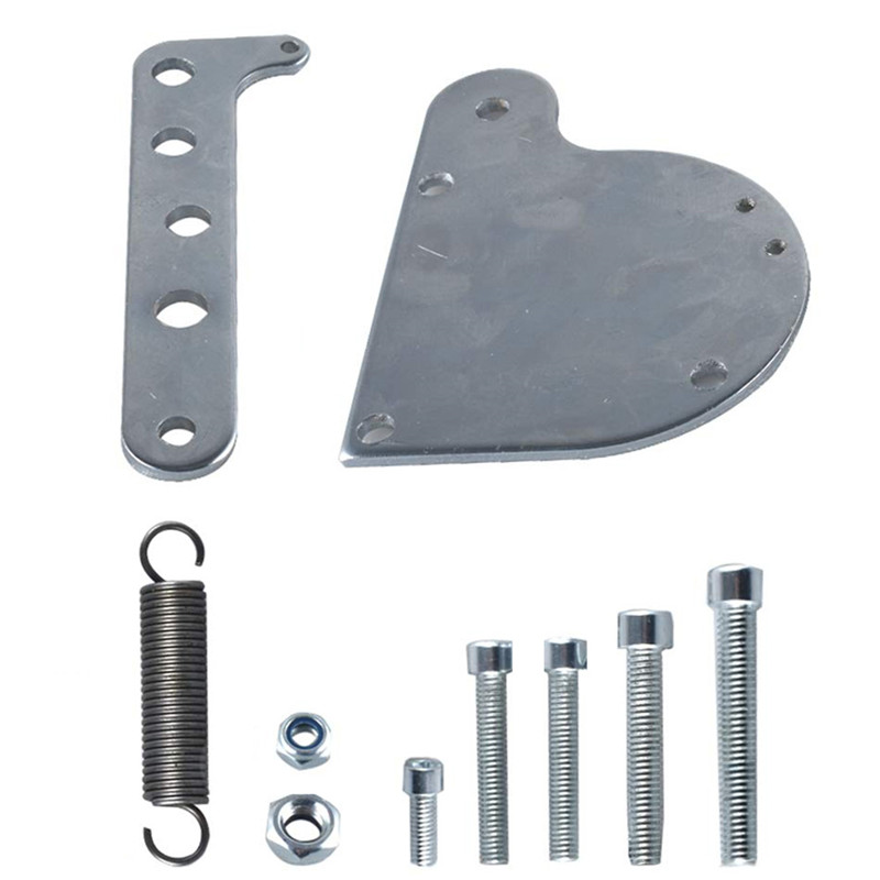 Spring Loaded Chain Tensioner Quick Release Protector Fix Cleaning Tool Fit For 49cc 50cc 66cc 80cc Engine Motorized Bike Silver