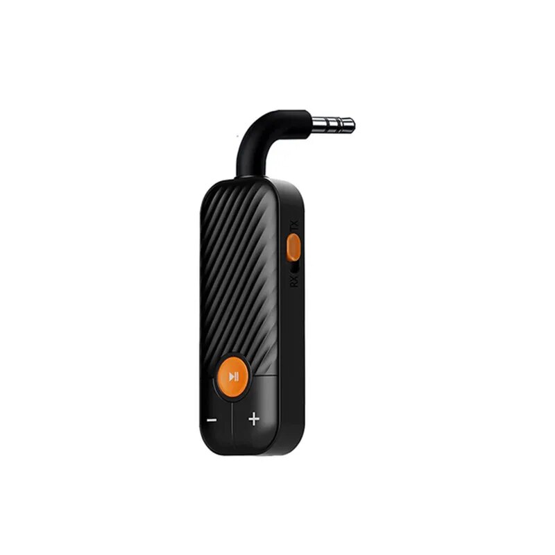 Ricevitore audio bluetooth 5.2, trasmettitore 3.5mm aux con microfono, adattatore stereo wireless per cuffie, altoparlanti per auto e tv: Default Title