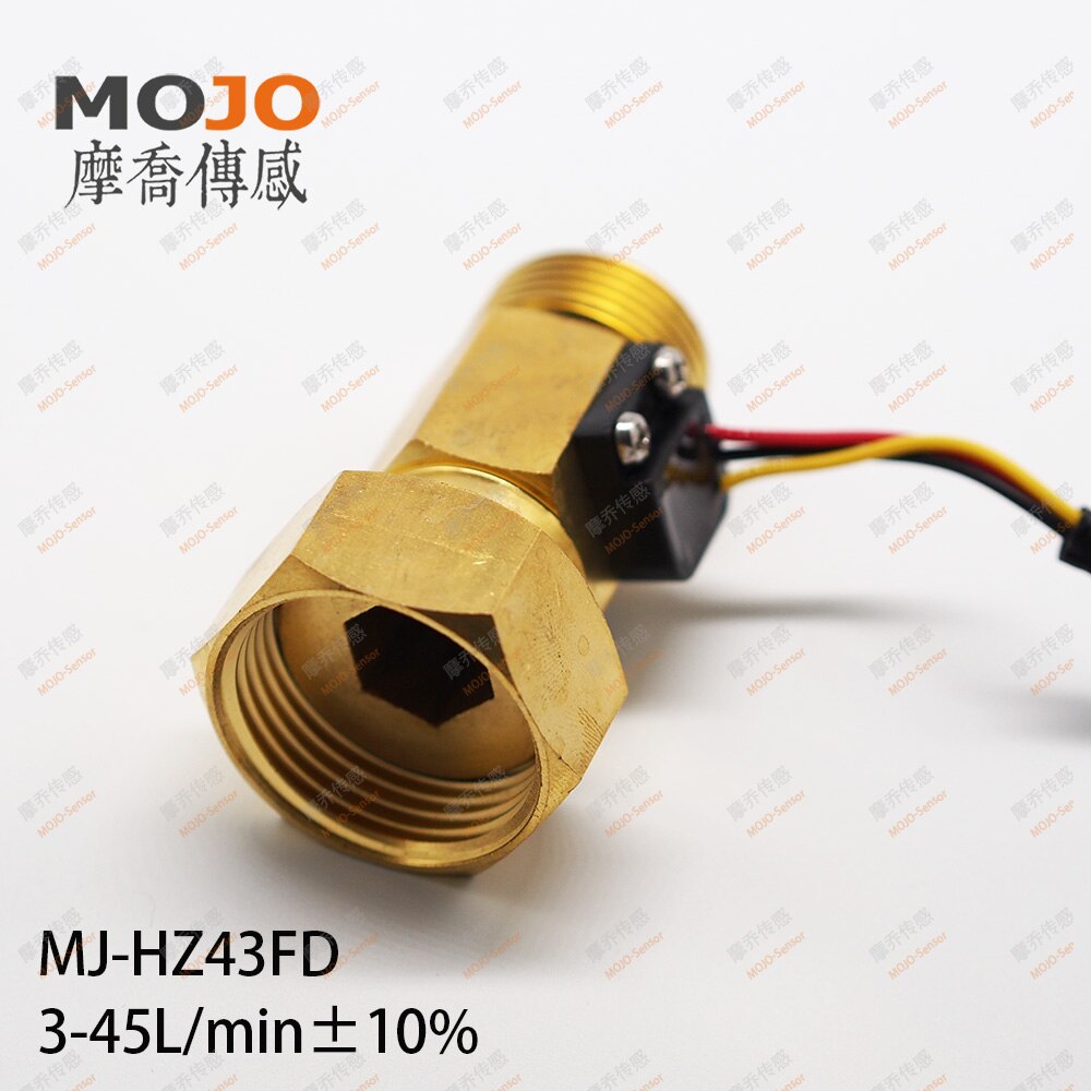 Flow Sensor MJ-HZ43FD Brass flow meter water-cycling system G3/4"