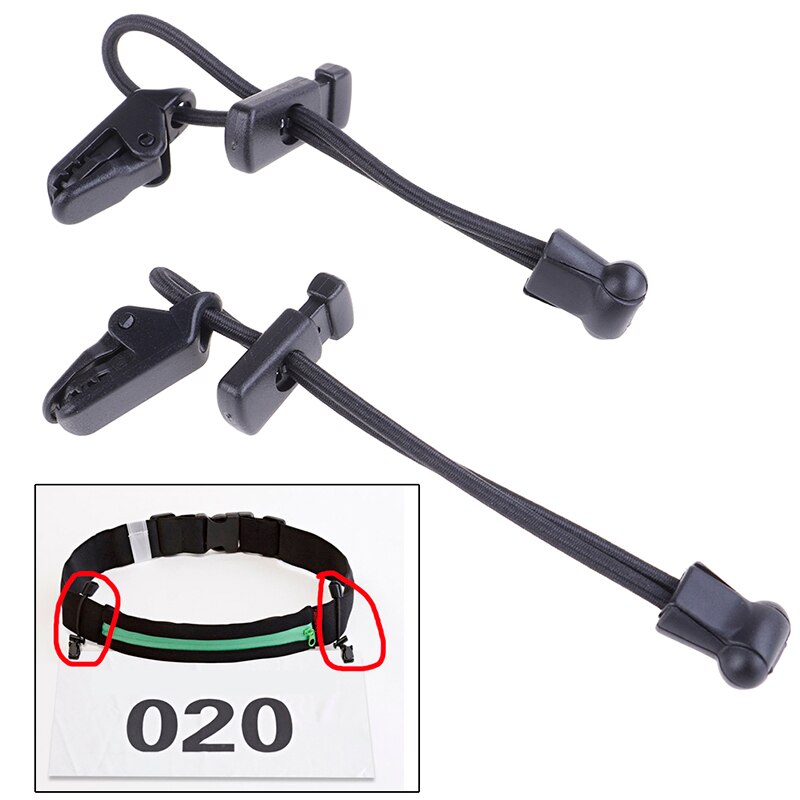 Afneembare startnummers bevestigingsclips gespen marathon triatlon hardlopen tailleband buikband wedstrijdgids