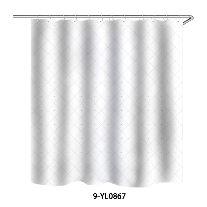 Wasserdicht Dusche Vorhänge für Schlecht Heimat Dekor Polyester Stoff Dusche Vorhänge Geometrische aufbringen Multi-größe Dusche Vorhänge: 9-YL0867