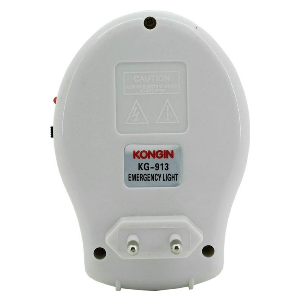 Luz de emergencia recargable para el hogar, Bombilla de lámpara de luz nocturna con enchufe de EE. UU., 13 LED, 2W, 110-240V