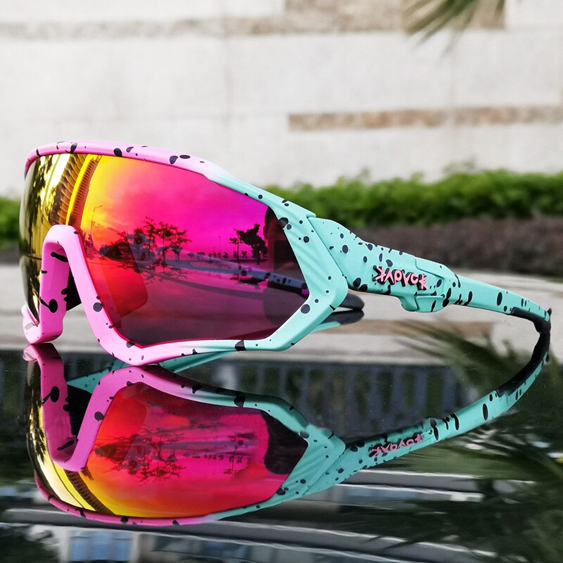 Plein air cyclisme lunettes De soleil sport route montagne lunettes De vélo UV400 vélo équitation pêche lunettes Oculos De Ciclismo 1 lentille: 10