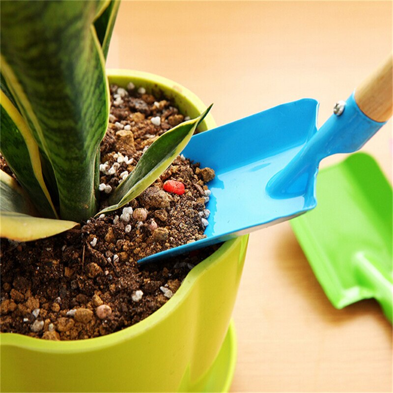 Mini have multi-funktion sukkulenter blomst pottemuld plast skovl potte blomster haveredskaber spade