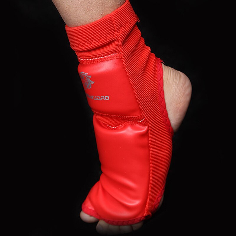 A pie de Taekwondo guardia Karate equipo tobillo soporte Pad calcetines boxeo Protector Sparring de formación de adultos chico traje