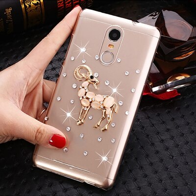 Glimlach Case voor Lenovo K6 Note Cover 5.5 inch 5 Stijl Mode Blauwe Vlinder bloemen Rhinestone Case voor Lenovo K6 note Funda: 2