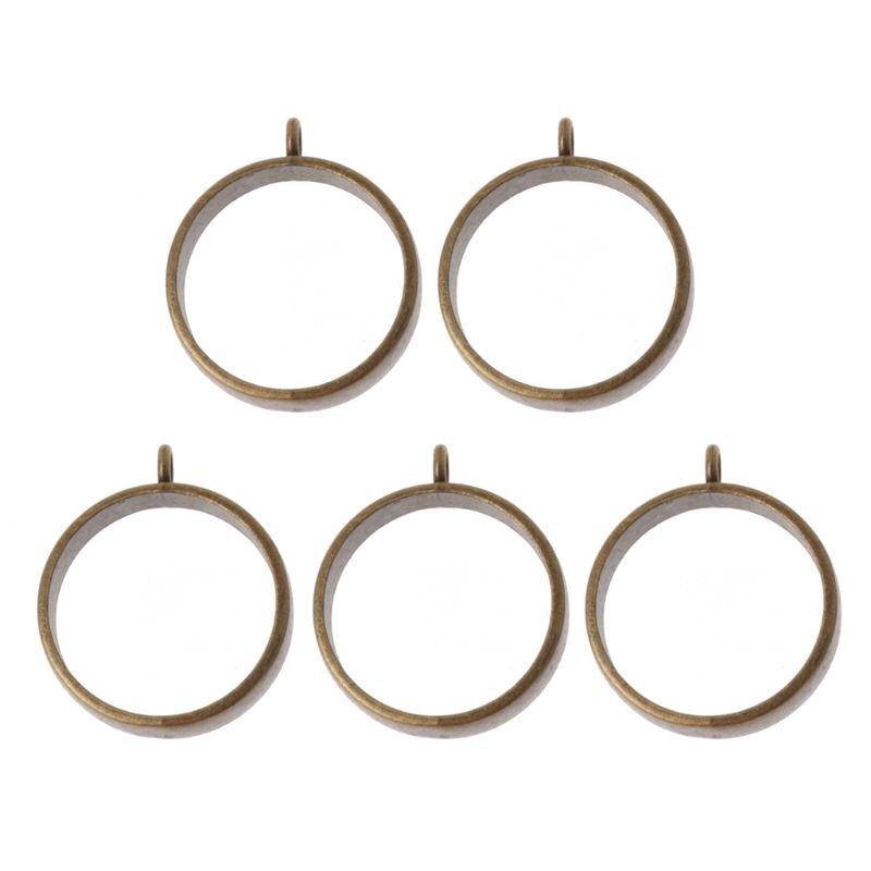 5Pcs Hollow Frame Open Back Bezel Pendant UV Resin Pressed Flower Jewelry Making B95F: NO.BN-4