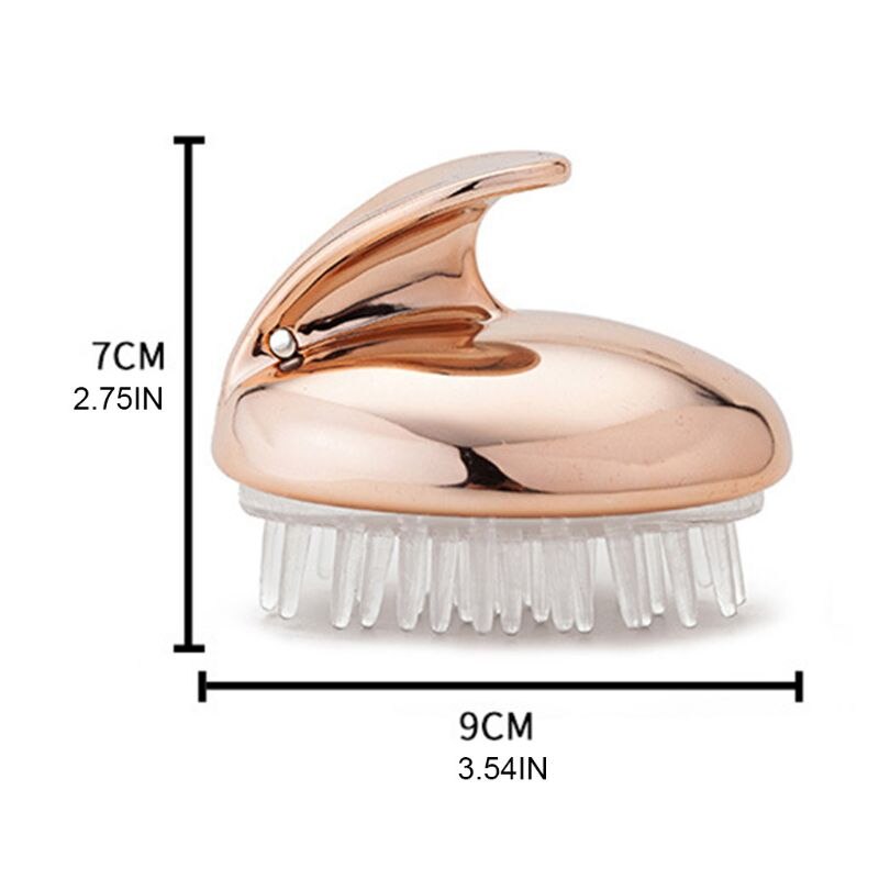 Draagbare Siliconen Shampoo Hoofdhuid Douche Body Wassen Haar Massage Massager Brush Kam