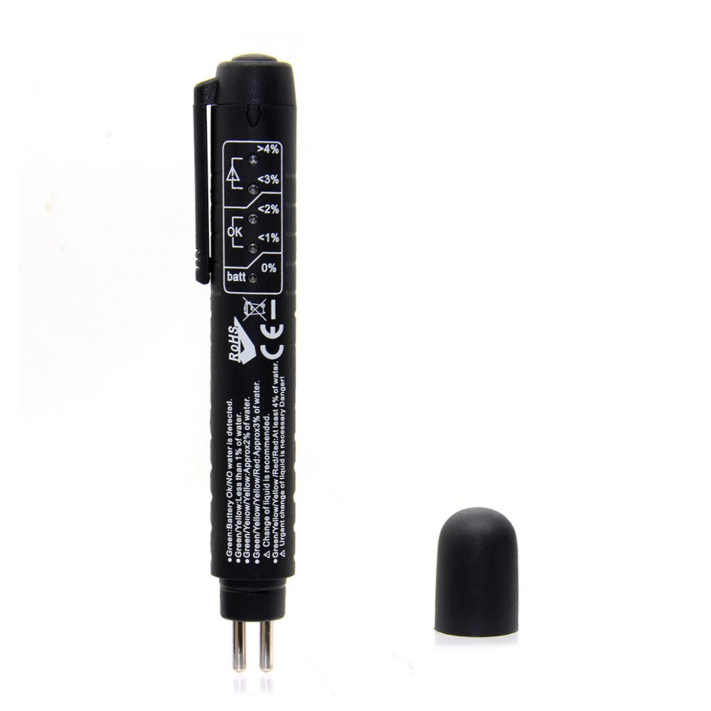 Auto Car Brake Fluid Tester Check Fluid 5LED Indicator For DOT3/DOT4/DOT5.1 Car Diagnostics Testing Automotive Pen