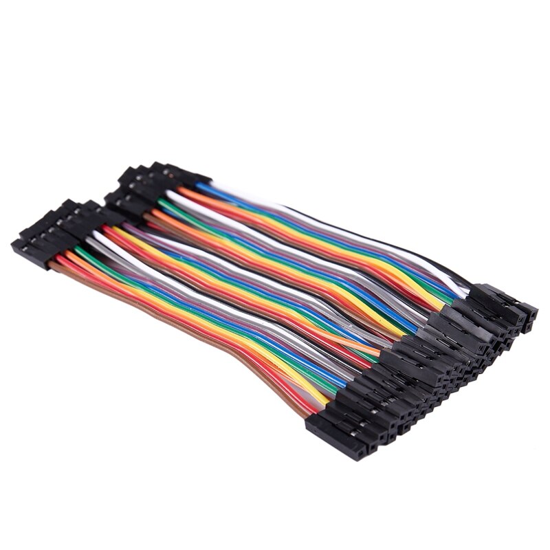 10Cm 2.54Mm Vrouwelijke Aan Vrouwelijke Dupont Wire Jumper Kabel Voor Arduino Broodplank