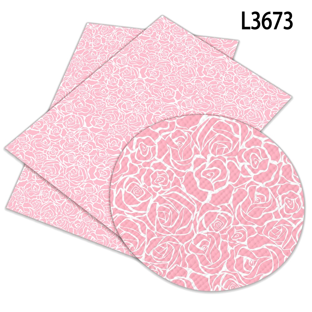 Tela sintética rosa de ante para mujer, Tela de cuero sintética rosa para el Día de San Valentín, Material de costura artesanal, 22x30cm: L3673