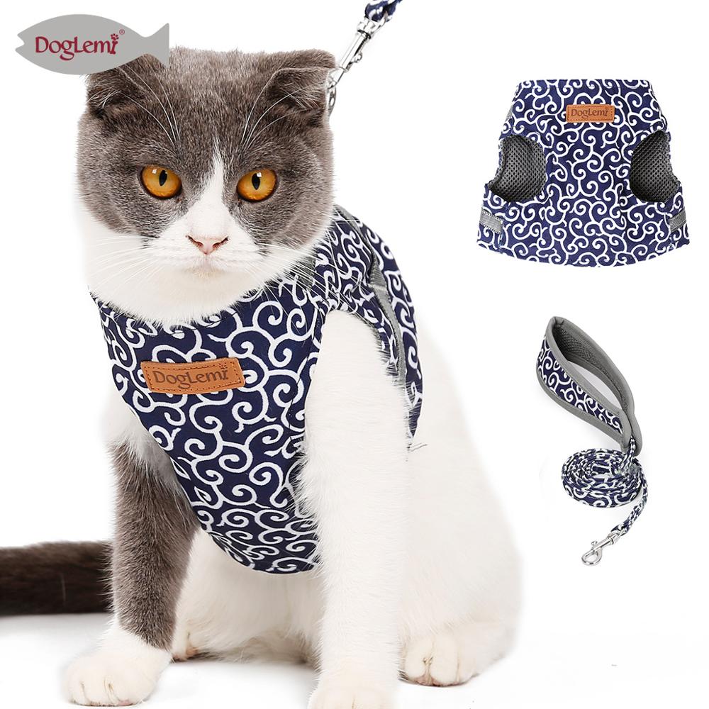 Japanse Bloem Kat Harness Cat Kleding Kleding Voor Katten Puppy Hond Kat Leash Hond Harnas Kraag Voor Cat Pet levert