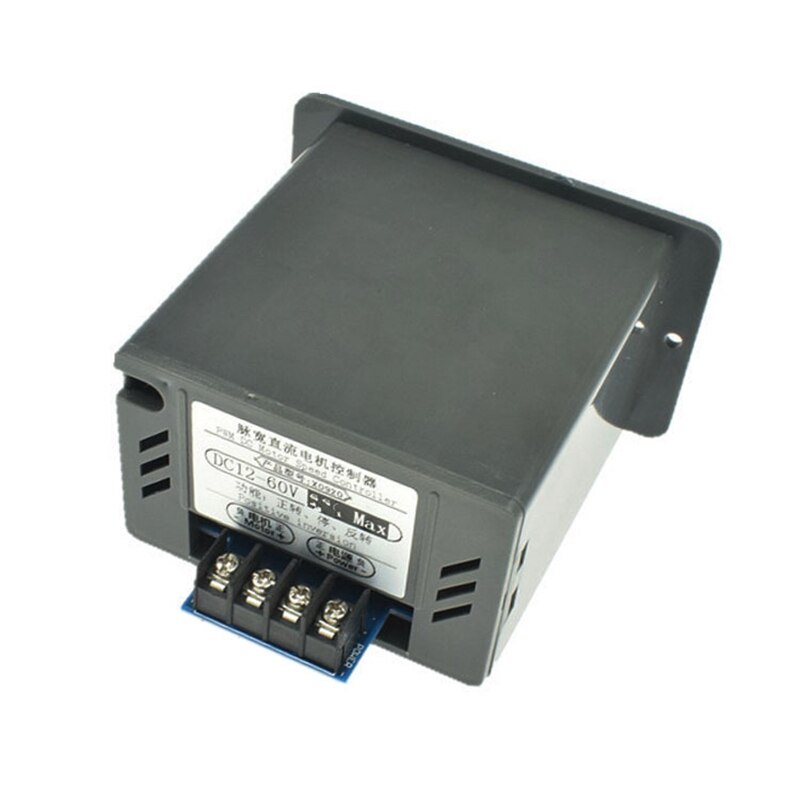 Dc 12-60V 10A Dc Motor Speed Controller Omkeerbare Schakelaar Regulator Controle Vooruit Rotatie Stop Reverse