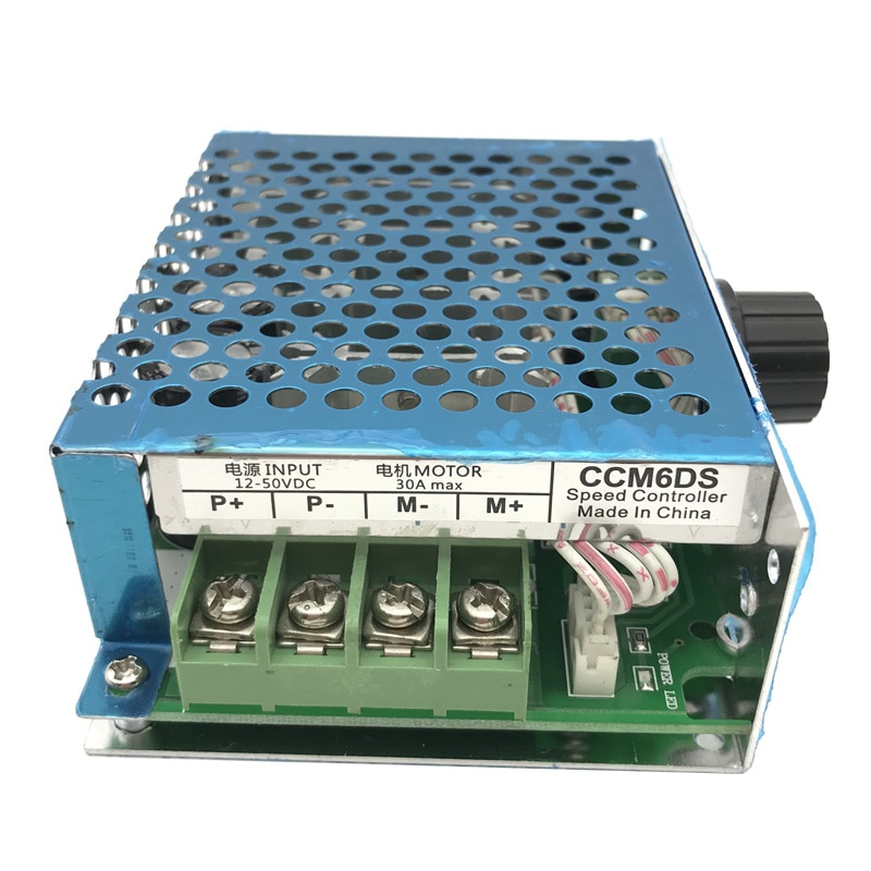 12V 24V 36V PWM DC Motor Speed Controller 30A 12V-50V With Speed Control Switch Use For DC Brushed Motor
