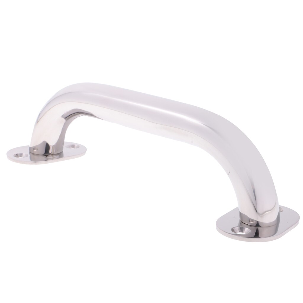 Marine Grade Stainless Steel Polished Boat Round Handrail 9-Inch