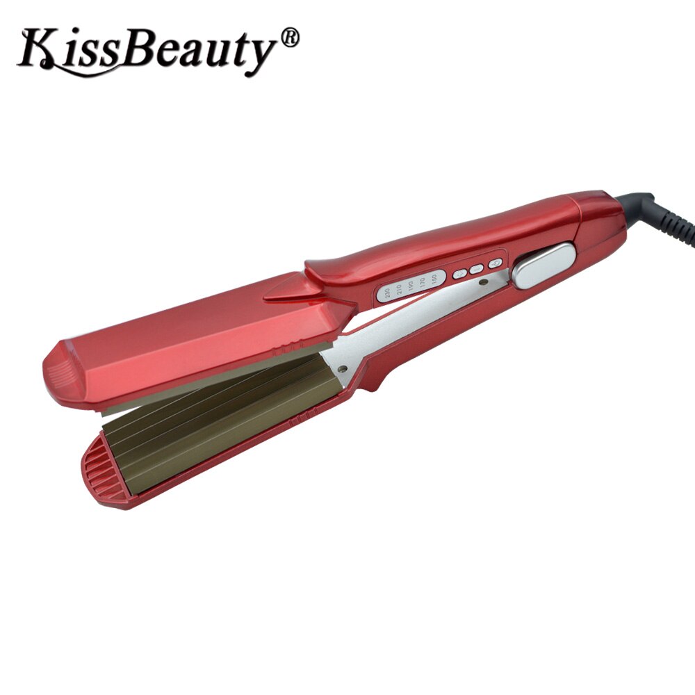 Kissbeauty professioneel gegolfde krultang gegolfde kleine rollen kappersgereedschap