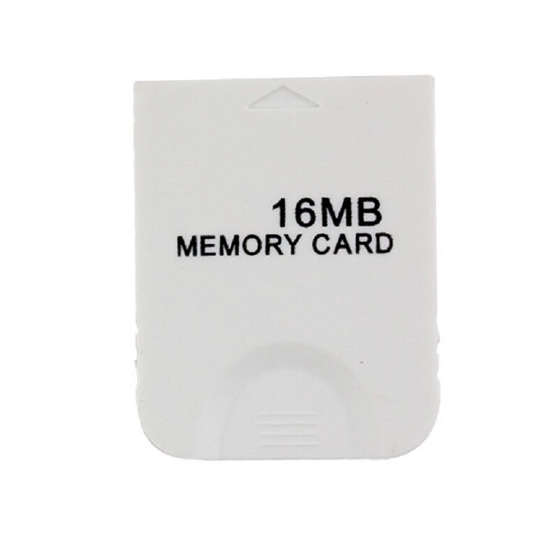 Praktische 4Mb 16Mb 32Mb 128Mb Game Geheugenkaart Voor Nintend Wii Cube Voor Gc ngc Wit 128Mb Max Game Geheugenkaart Voor Wii: 16MB