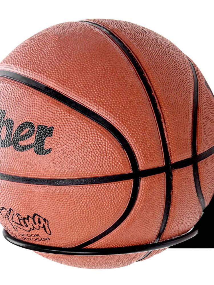 Wall mounted ball display rack basketball storage rack indoor volleyball rack football sports rack one piece