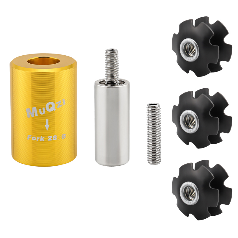 Muqzi Fahrrad gabel Stern murmeln Einstell werkzeug Headset Muttern Reparatur werkzeug Gabel MTB Rennrad 1-1/2 Gabel Montage vorrichtung installieren: Grün