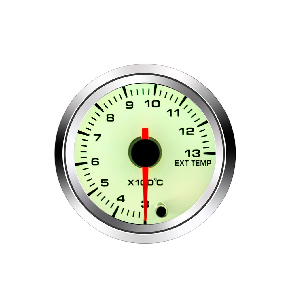 52mm 7 Colors Exhaust Temperature Meter Exhaust Gas Temperature Gauge Exhaust Gas Temp Gauge EGT EXT Gauge Car Meter With Sensor