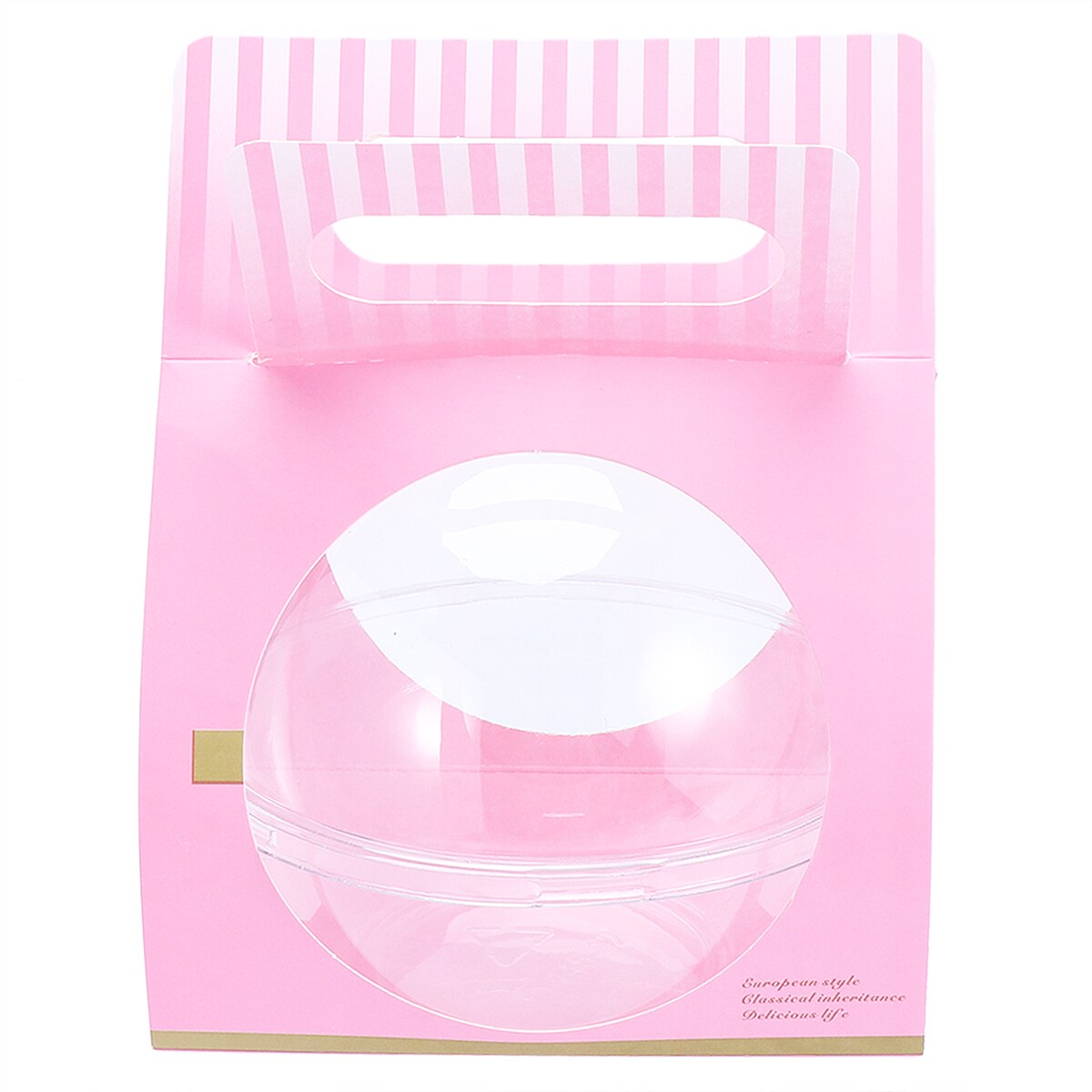 10pcs Plastic Cake Container Transparent Shape Cake Container Disposable Mousse Round Cake Container )