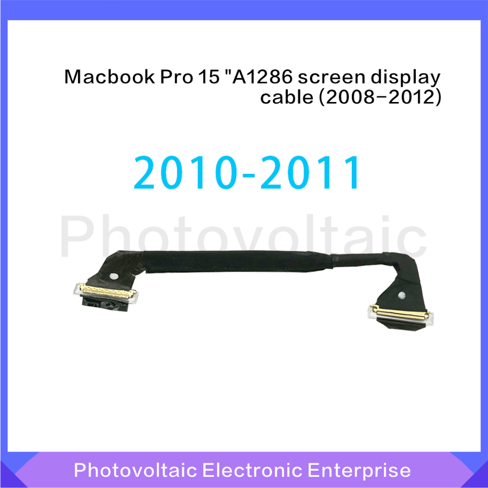 Original LCD LED LVDS Screen Display Cable For Macbook Pro 15" A1286 Year
