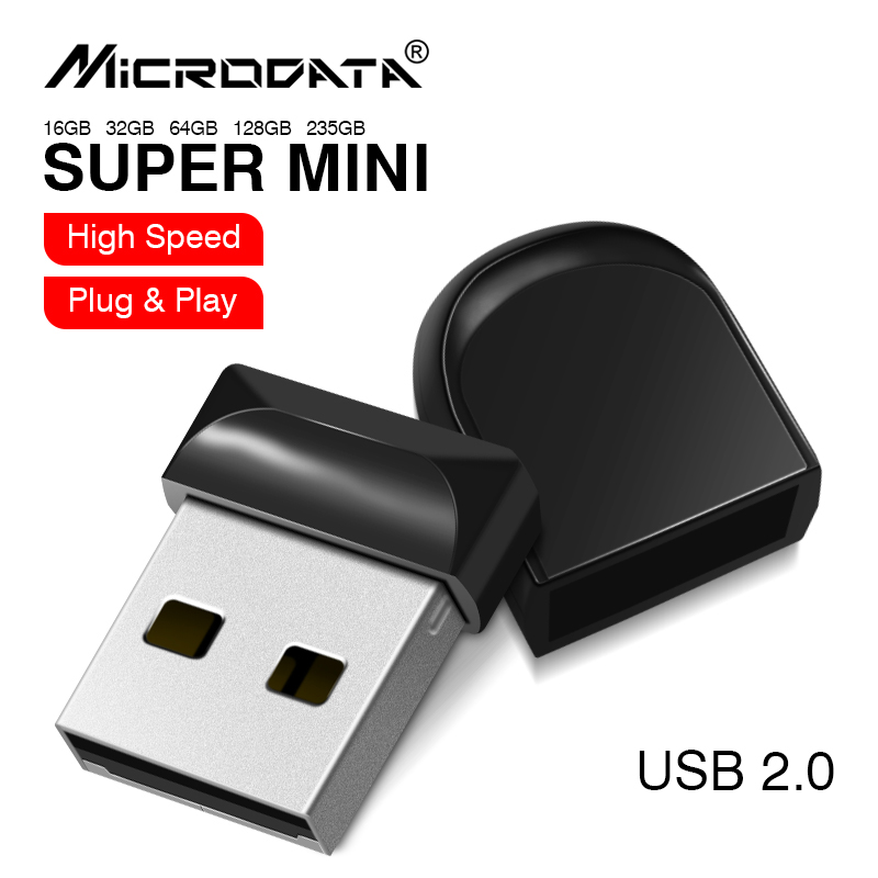 Super mini disco flash usb preto 8gb 64gb memória vara pendrive 32gb 128gb de alta velocidade usb flash drives à prova dwaterproof água portátil u disco