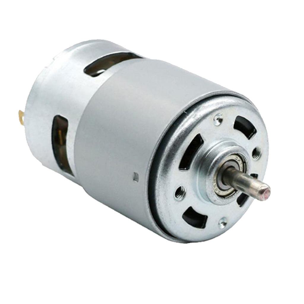 DC 12V 100W 12000RPM 775 Shaft Motor Large Torque Single Ball Bearing