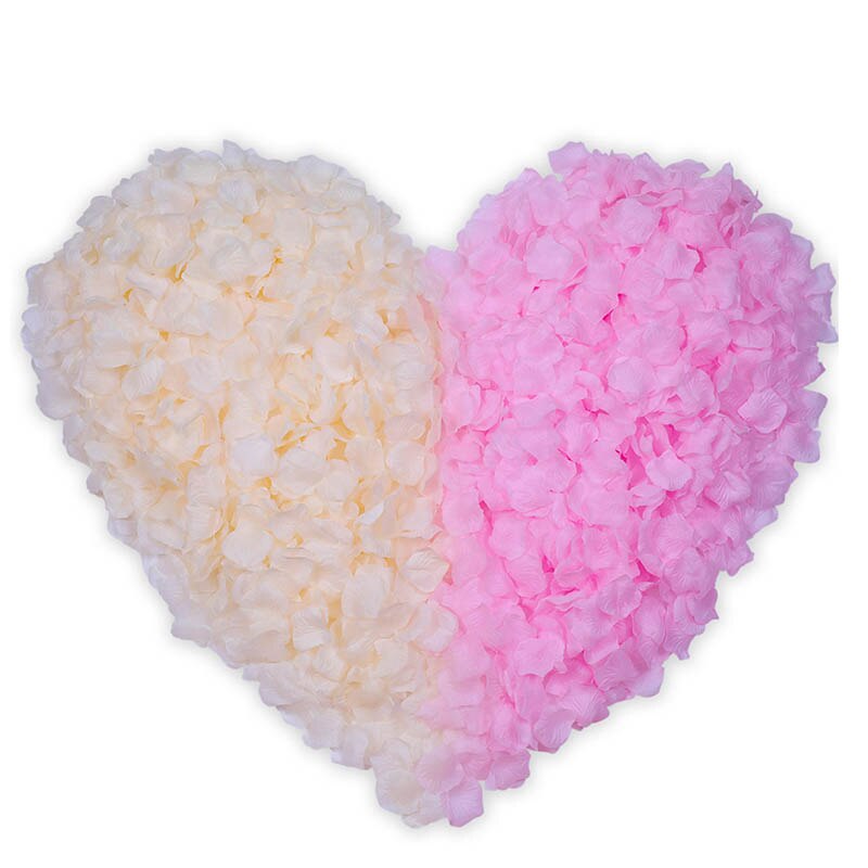 500Pcs/Lot 5*5cm Silk Rose Petals Gold Red 14 Colors Wedding Petale De Rose Mariage Romantic Artificial Rose Flower Petals