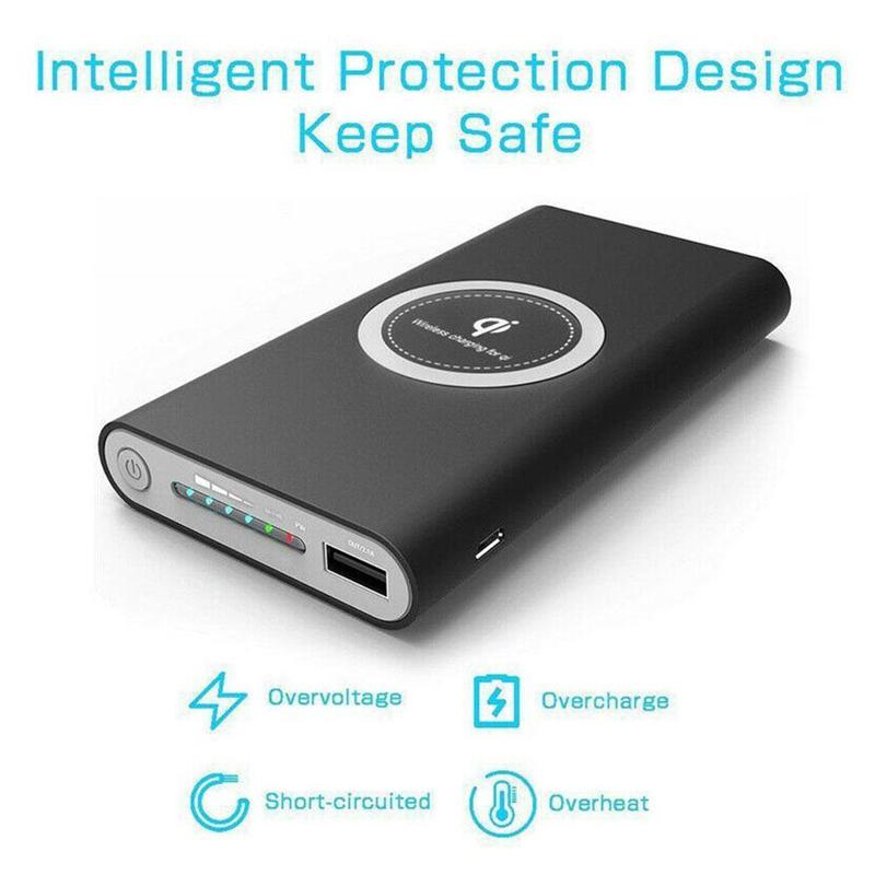 Draadloze Opladen Schat Shell Mobiele Power Accessoires 2 Kleuren Om Uit Te Kiezen Oplaadbare Schat Behuizing