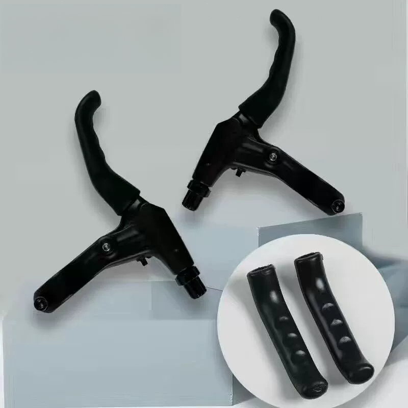 1 paire de manchons de couverture de poignée de frein de vélo, poignées de vtt en Silicone, couvercle de protection du guidon, équipement de cyclisme antidérapant, accessoires de vélo