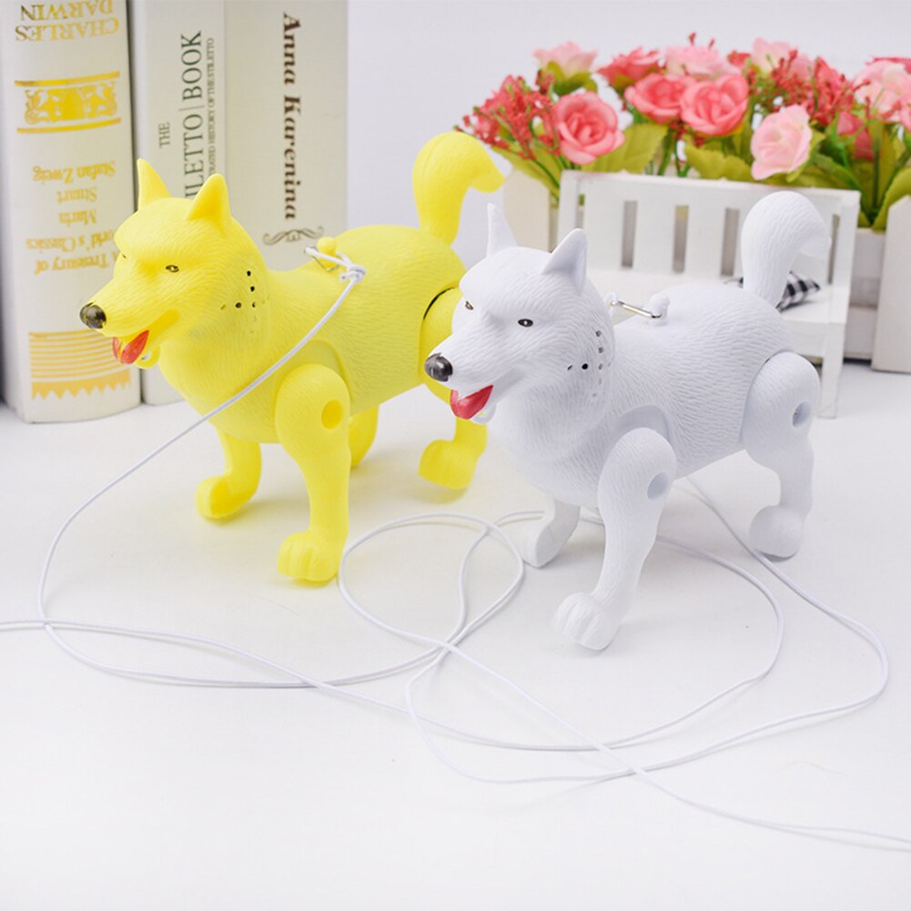 Funny Dog Squirrel Animal Musical Lighting with Leash Walking Doll Kids Toy