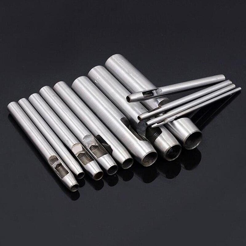 1pc Punching Leather Hole Punch Round Steel Leather Craft Hollow Hole Punch 0.5-29mm DIY Leathercraft Tools Leather Tools