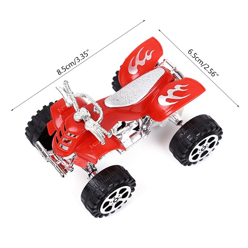 Mini motocicleta de playa resistente, vehículo todoterreno de 4 ruedas, juguete