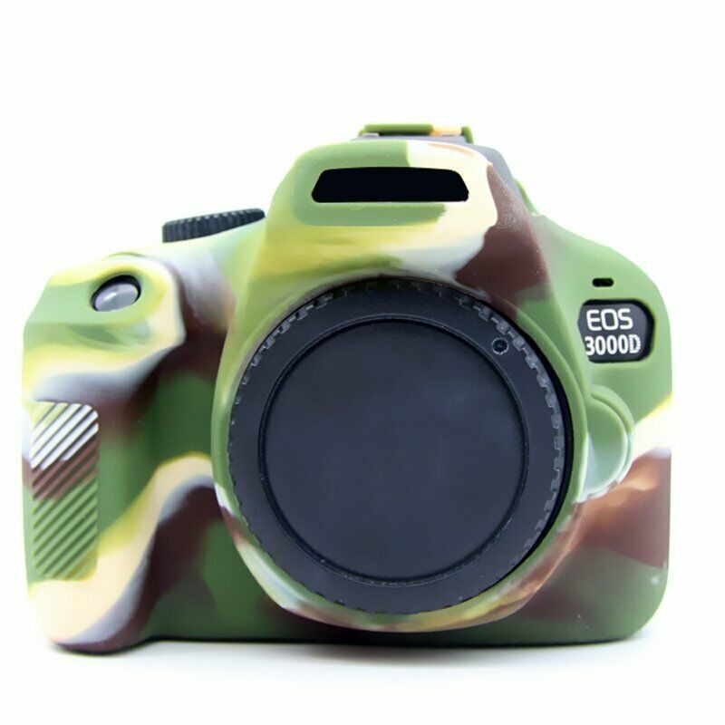 Funda protectora de silicona para cámara DSLR, funda protectora para Canon EOS 4000D 3000D Rebel T100