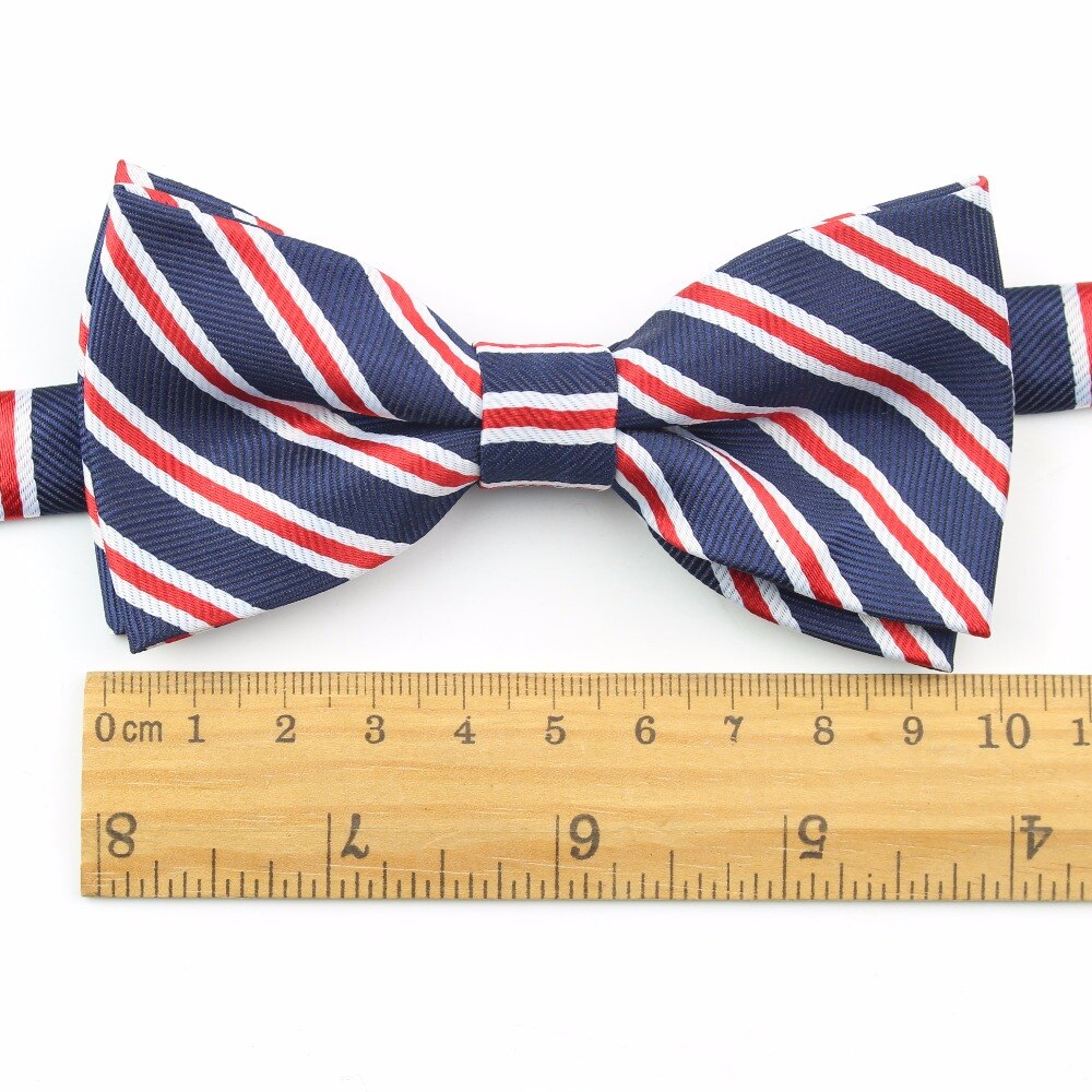 Klassieke Plaid Kinderen Bowtie Polyester Strikjes Baby Kid Kinderen Klassieke Pet Gestreepte Vlinder strikje
