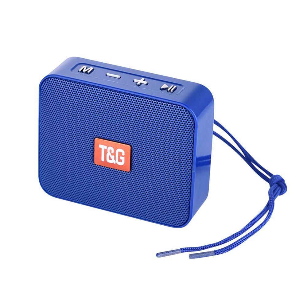 Mini Altoparlante TG166 Lettore Portatile di musica Con Radio FM Bluetooth Altoparlanti Subwoofer Esterno Chiamata Hands-free de som altavoces: blue