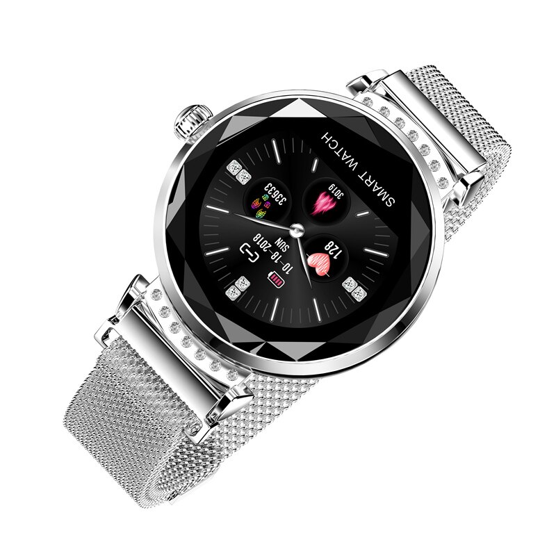 H2 Fitness Tracker Smart Bracelet Waterproof Women ladies Smartwatch Heart rate monitor watch For android and IOS