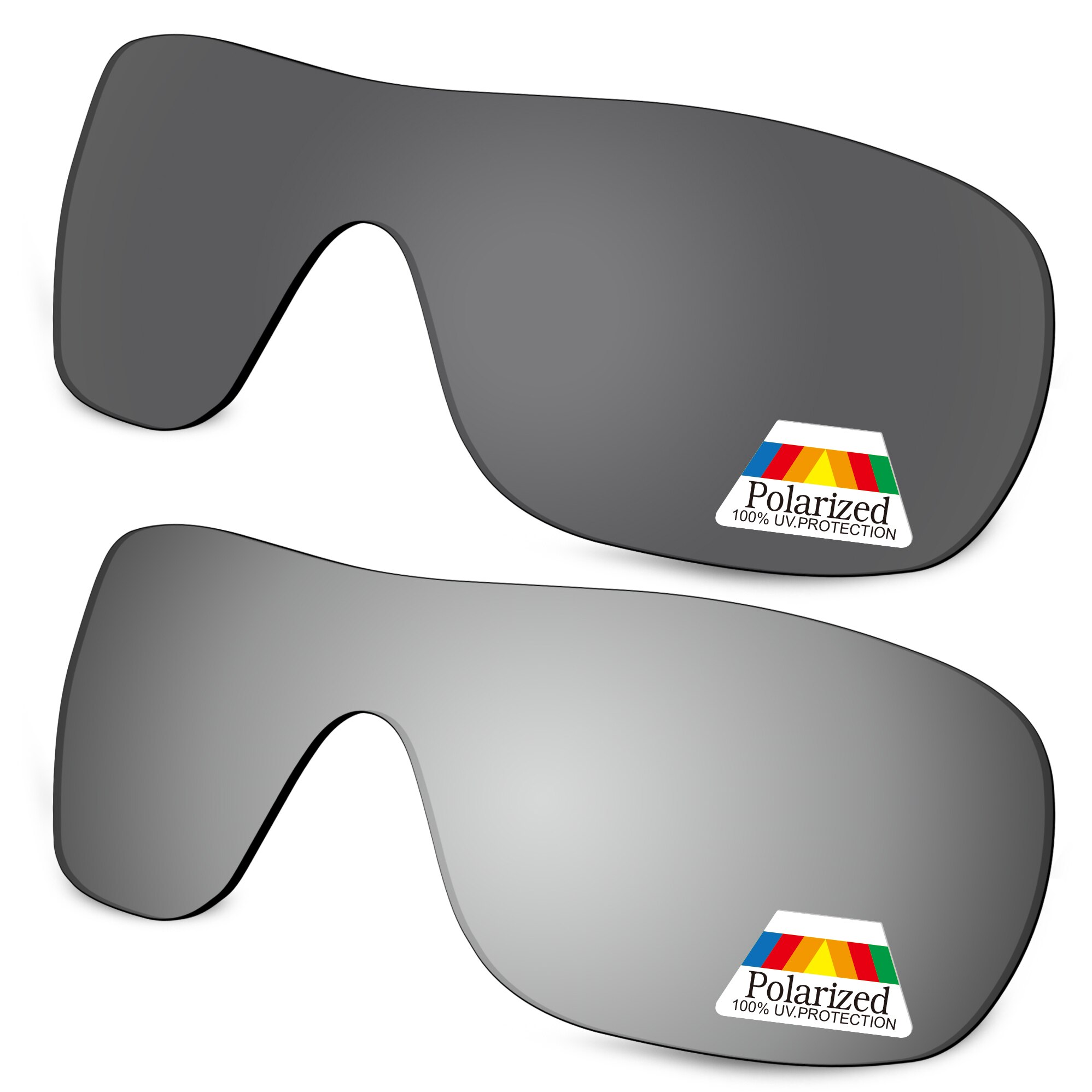 Bwake Polarized Replacement Lenses for-Oakley Liv Sunglasses Frame - Multiple Options: Black-Satin Silver