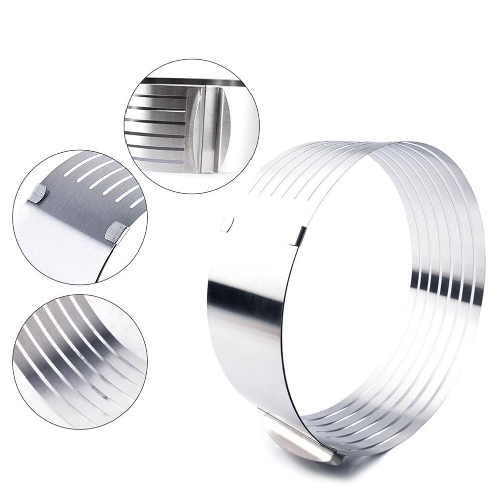 DIY Adjustable Cake Cutter Slicer Mold Round Shape Bread Cake Slicer Cutting Fixator Layer Kitchen Baking Cooking Accessories