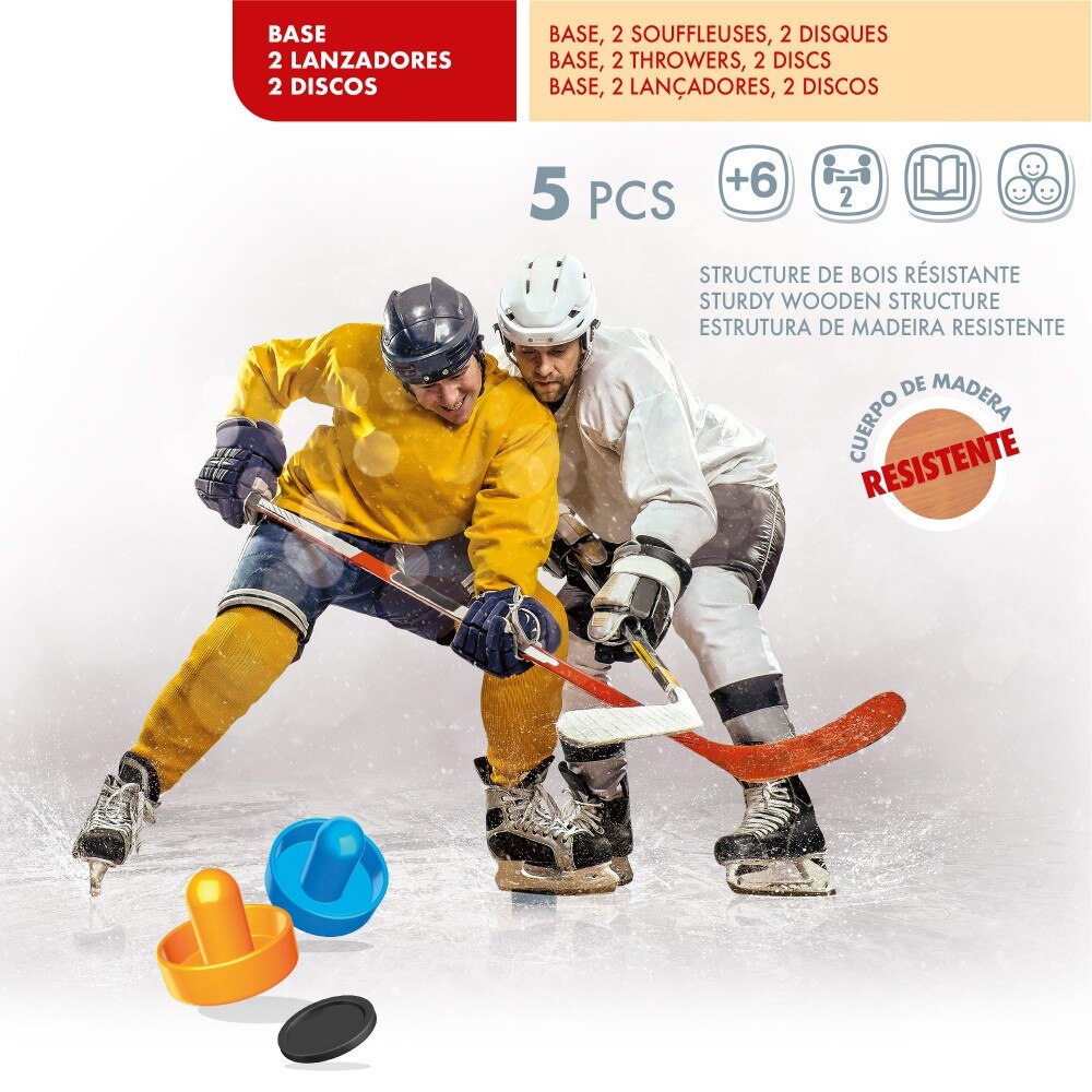 Juego de mesa Hockey Aire sobremesa madera 56x31x10 cm CB Games
