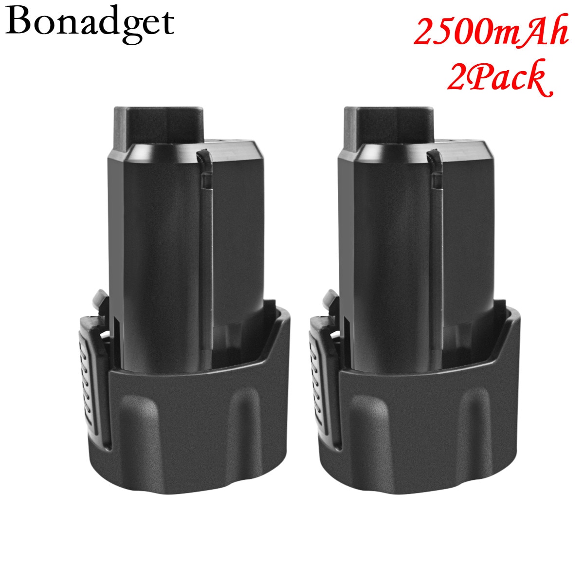Bonadget pour AEG Ridgid 2500mAh 12V L1215 outils électriques rechargeables li-lon batterie Repalacement BS12C,BS12C2,BSS12C L1215P L1215R