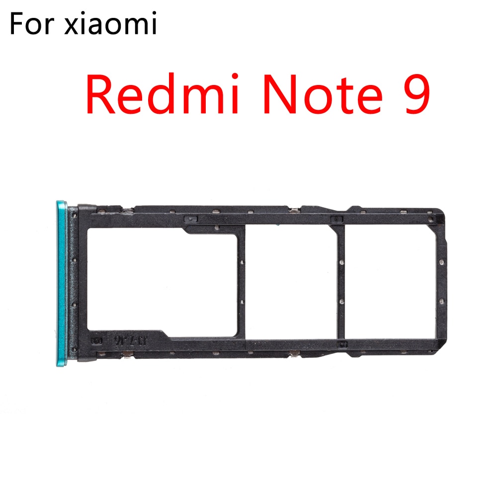 Sim Tray Holder For Xiaomi Redmi Note 9 Note9 SIM Card Tray Slot Holder Adapter Socket