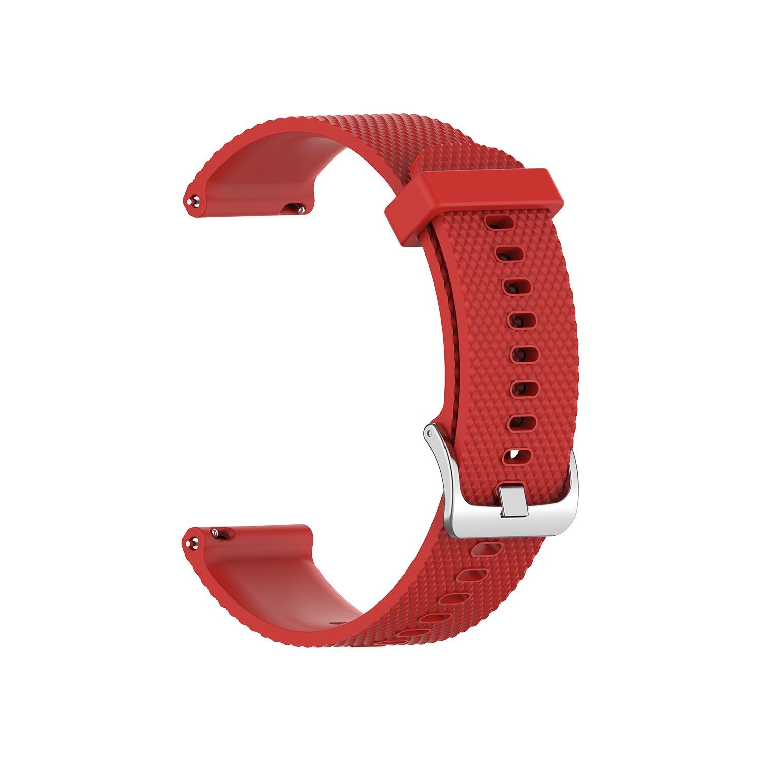 10 colori 18 MILLIMETRI Cinturino In Silicone Per Garmin Vivoactive 4 4S Smart Cinturino di Vigilanza Texture Sport Watch band Banda di Ricambio braccialetto TSFH: 10