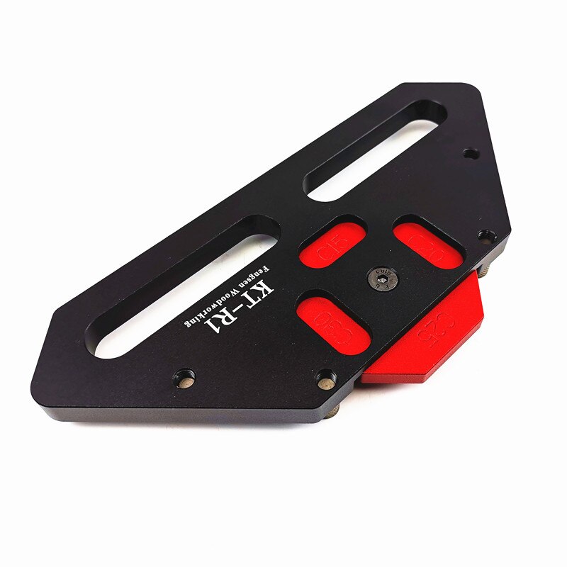 Multifunction Wood Panel Radius Quick-Jig Round Corner Jig Templates R5-R30 T5-T30 Router Table Bits Jig Corner Templates Kit