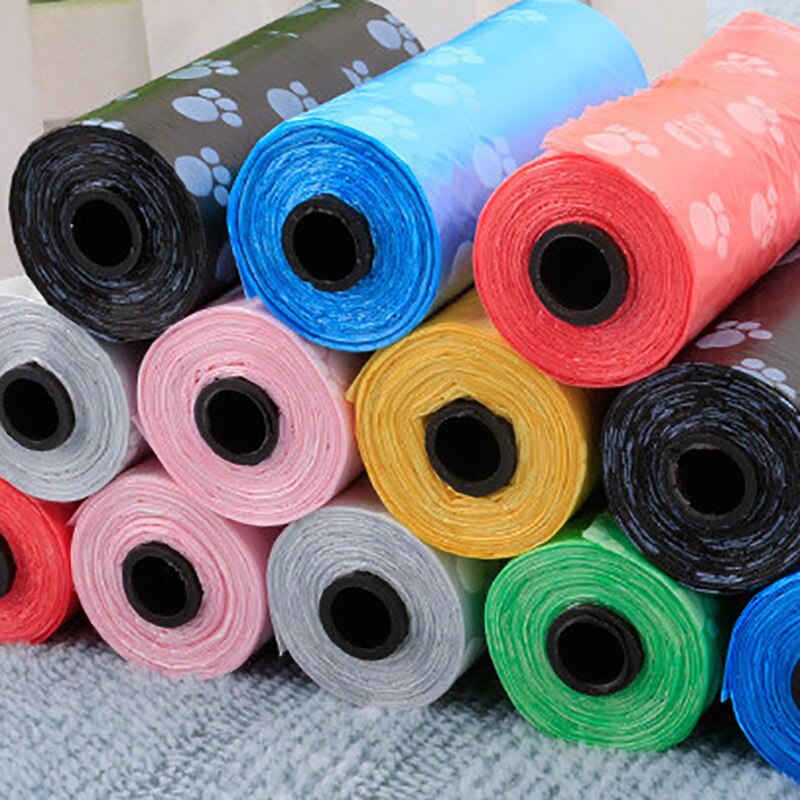 Printed Trash Printed Pet Dog Poop Bags Pet Pick Up Plastic Bag Thick Convenient Outside Toilet Clean Waste Trash Bag
