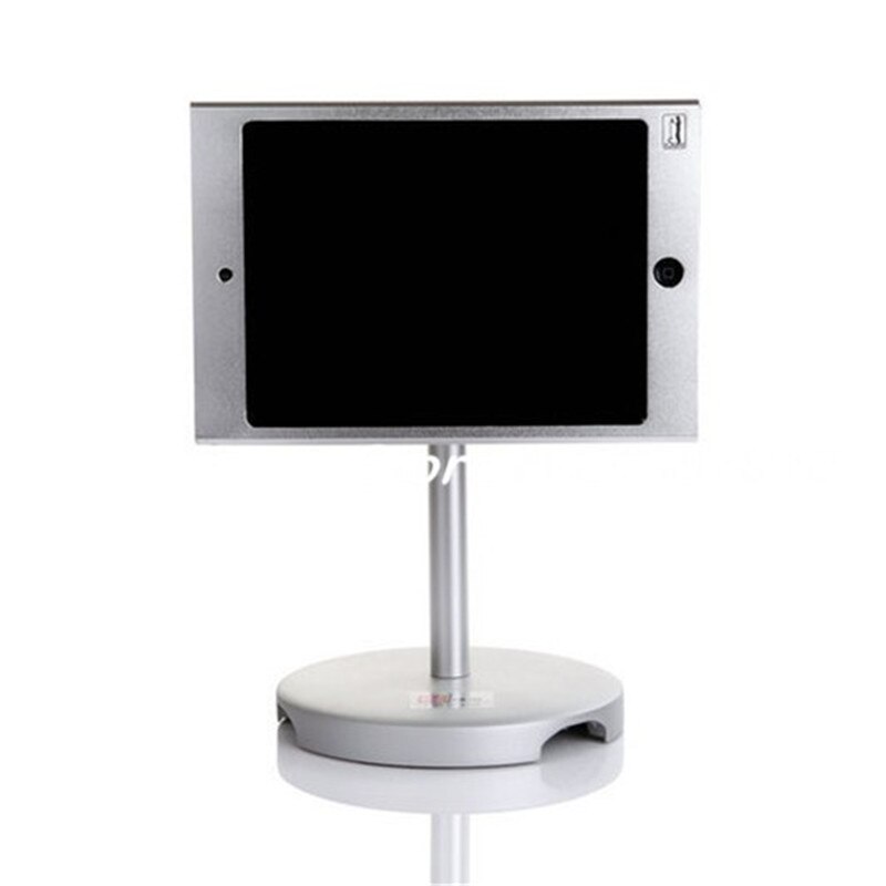 Voor Mini Ipad Bureau Beveiliging Houder Met Safe Metal Box Ondersteuning Display Op Restaurant Tafel Menu Bestellen Lock Apparaat Kiosk pos