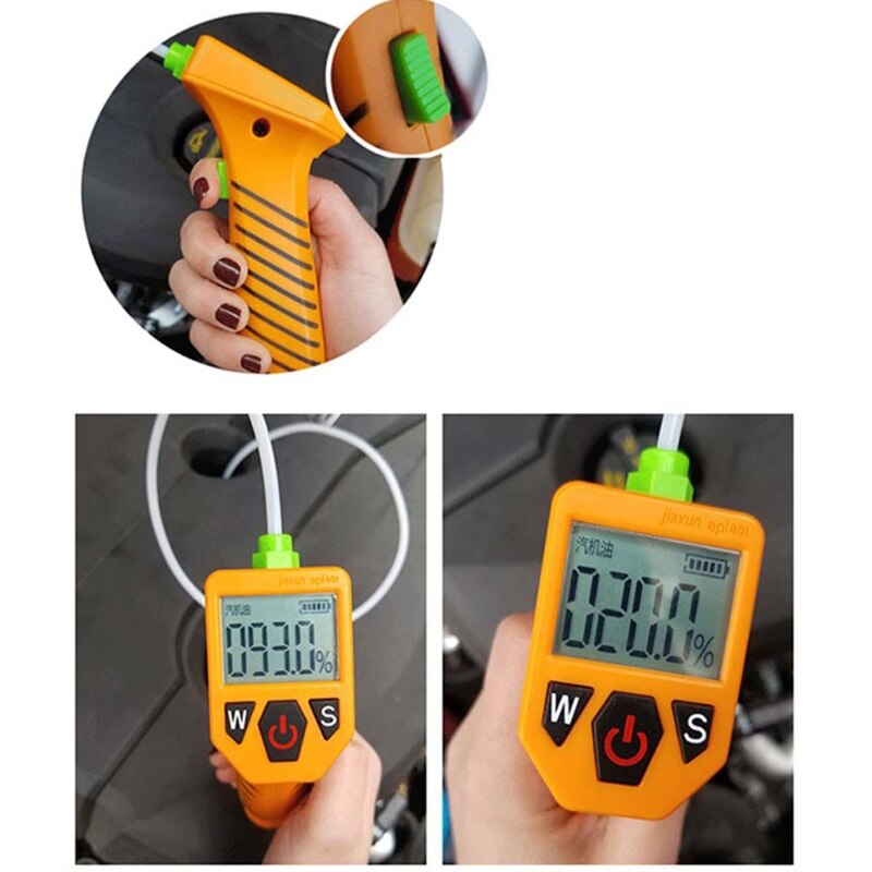 OBD2 Engine Oil Tester Automotive Check Oil Detector Digital Car Oil Tester with LED Display