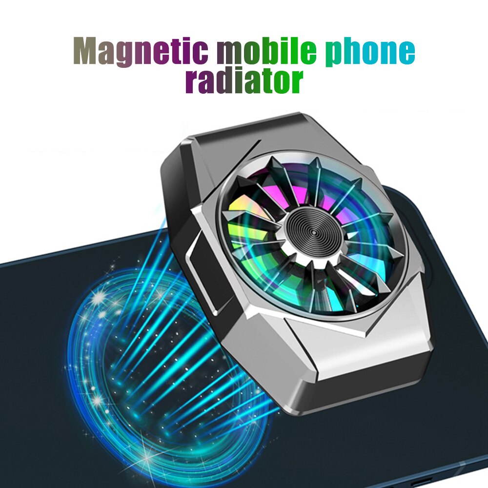 Telefoon Magnetische Radiator Abs Game Koeler Systeem Quick Koelventilator Voor Iphone Xiaomi Black Shark 4 Met Batterij Кулер Для телефона